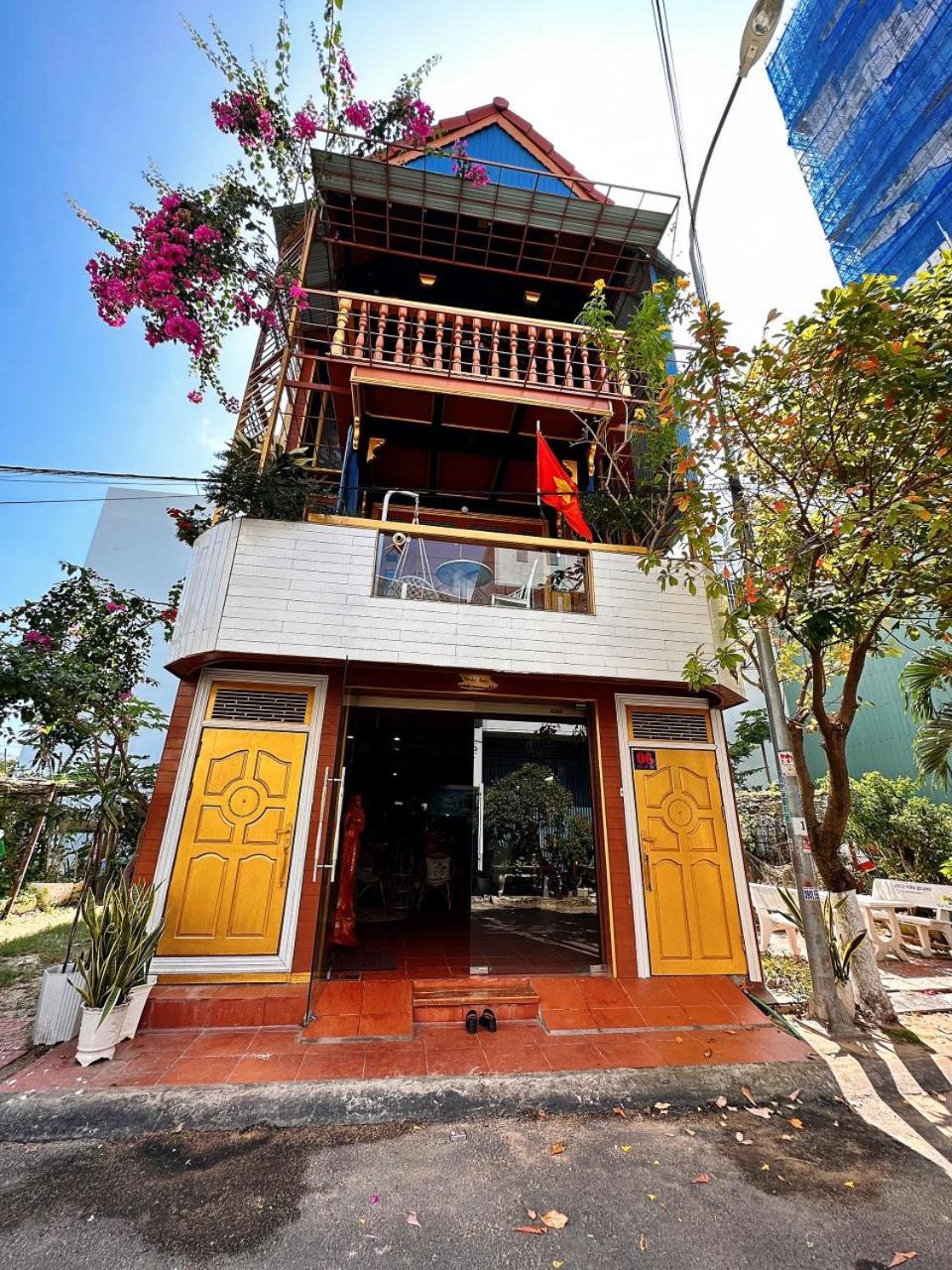 Biet Thu Go Wooden House Quy Nhon Canh Bien Villa Buitenkant foto